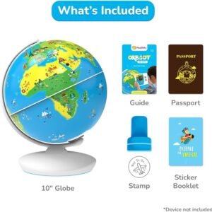 PlayShifu Smart Educational Globe for Kids, Interactive AR Toy, Ideal for Preschool Learning, Birthday Gift for Boys and Girls, STEM Toy for Kids Ages 4-10