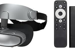 GOOVIS G3X with D4 Media Player 4K OLED Cinematic HMD Dual 2K Micro-OLED Screens, 42PPD, Compatible with