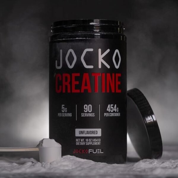 Jocko Fuel Creatine Monohydrate Powder - Creatine for Men & Women, Supplement for Athletic Performance & Muscle Health, 90 Servings 16 oz - Image 6
