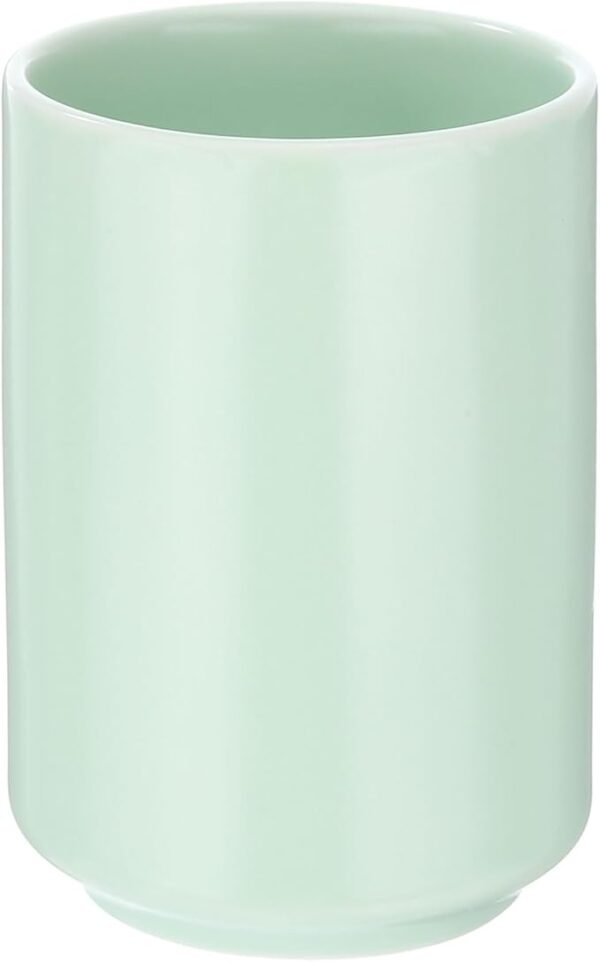 HARFINGTON Japanese Ceramic Tea Cups 8oz / 240ml Simple Solid Color No Handle Ceramic Tea Mugs Matte Glazed Cylindrical Cup for Matcha Tea Wine Green Tea Coffee Drinks