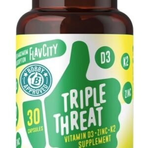 FlavCity Vitamin D Supplement, Triple Threat - 3-in-1 Dietary Supplement for Immune Support