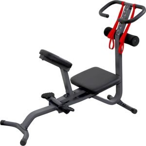 Sunny Health & Fitness Full Body Inversion Traction & Stretch Decompression Machine for Lumbar Stretching,