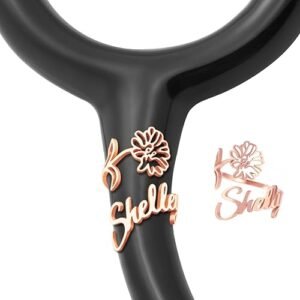 Stethoscope Name Tag Personalized, Stethoscope Charms with ID Tag Accessories