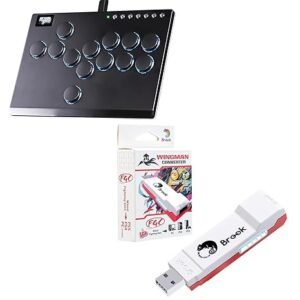 Sehawei M13 All-Button Arcade Controller and Brook Wingman FGC Converter for PS5