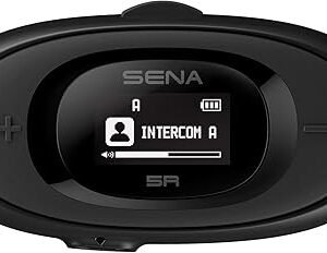 Sena 5R Two-Way HD Motorcycle Bluetooth Intercom Headset, Dual Pack,Black