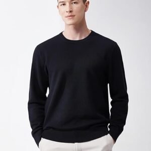 Men's Slim Fit Casual Long Sleeve Crewneck Pullover Sweater