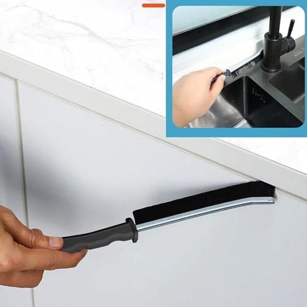 Crevice Cleaning Brush,New Multifunctional Cleaning Brush Tool, Bathroom Gap Brush, Home, Kitchen, Bathroom, Window, Vehicle, Faucets, Toilet,6Pcs - Image 2