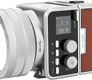 Mini Max LED Video Light Creator Kit with LCD Display, App Control, Barndoor, 6 Color Gels, Handle, CRI/TLCI 96+, 2700-6500K