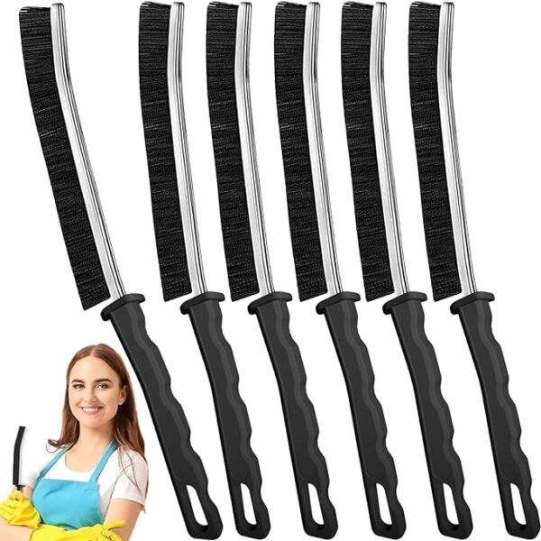 Crevice Cleaning Brush,New Multifunctional Cleaning Brush Tool, Bathroom Gap Brush, Home, Kitchen, Bathroom, Window, Vehicle, Faucets, Toilet,6Pcs - Image 8