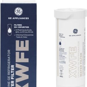 GE XWFE Refrigerator Water Filter, Genuine Replacement Filter
