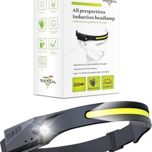 Tactical Headlight - 230° Wide Beam LED Tactical Headlamp