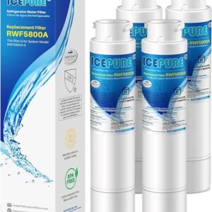 ICEPURE RWF5800A Refrigerator Water Filter Compatible with Frigidaire EPTWFU01