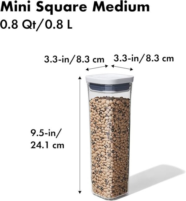 OXO Good Grips POP Container - Airtight Food Storage - 0.8 Qt for Snack and More - Image 2