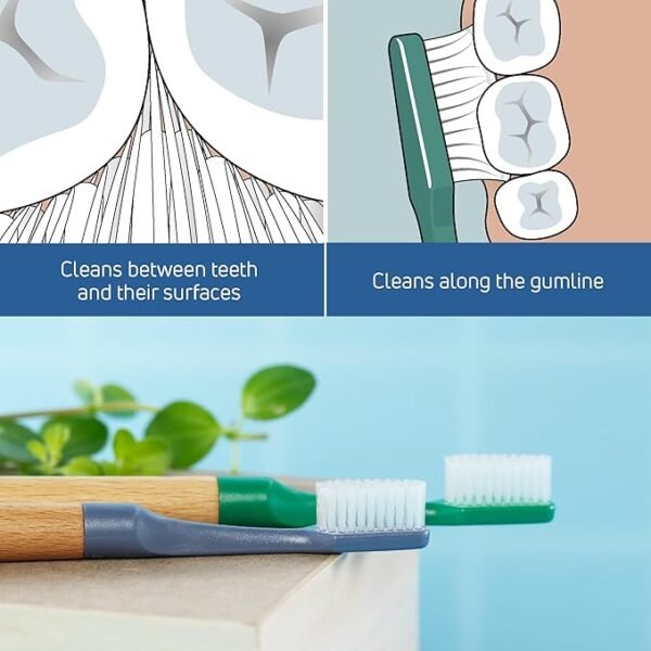 TEPE Choice Soft Toothbrush, Dental Toothbrush for Teeth Cleaning
