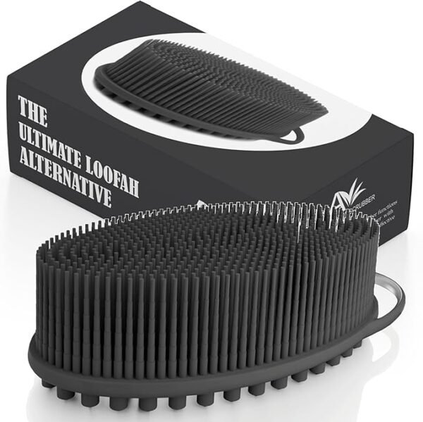 Avilana Silicone Body Scrubber – Dual-Sided Silicone Loofah for Shower, Body Scrubber for Men & Women, Gentle Loofa Alternative, Easy-to-Clean Silicone Body Scrubber Exfoliator - Image 7