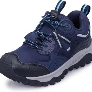 UOVO Boys Girls Hiking Shoes Kids Waterproof Running Trail Fashion Sneakers