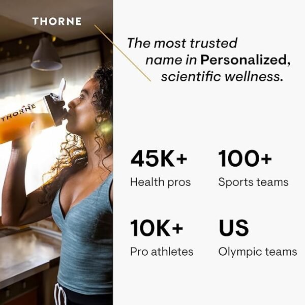 THORNE Creatine - Creatine Monohydrate, Amino Acid Powder - Support Muscles, Cellular Energy and Cognitive Function - Gluten-Free, Keto - NSF Certified for Sport - 16 Oz - 90 Servings - Image 6