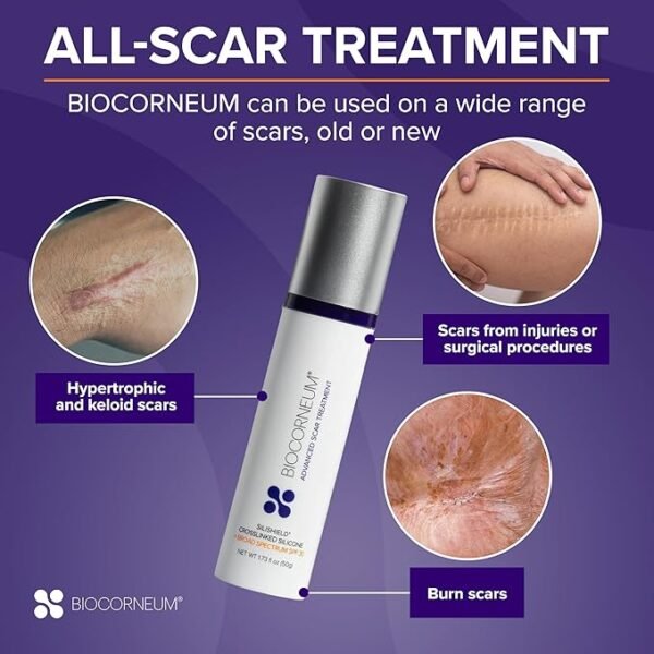 Advanced Scar Treatment with Silishield® & SPF 30 50g – Made in The USA, Fast-Drying, Water-Resistant Silicone Scar Gel - Surgeon Recommended for New & Old Scars