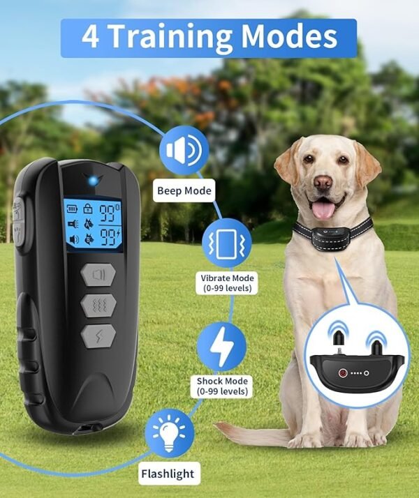 Dog Training Collar with Remote - Shock Collar for Dogs - Image 2