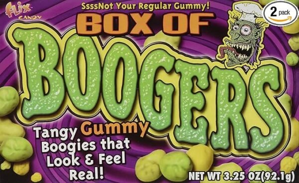 Flix Candy Box of Boogers, 3.25-ounce Theater Boxes (Pack of 2)