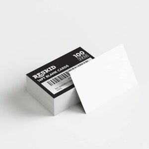 White Cardstock Thick Paper - Blank Heavy Weight 110 lb Cover Card Stock -
