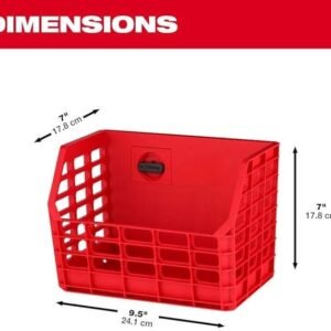 For Milwaukee 48-22-8342 PACKOUT Compact Wall Mounted Tool Storage Basket,Length 7 in Width 9.5 in Height 7 in Weight 1.02 lbs。  For Milwaukee 48-22-8342 PACKOUT Compact Wall Mounted Tool Storage Basket,Length 7 in Width 9.5 in Height 7 in Weight 1.02 lbs。  51MhIZSY0HL._AC_SX679_.webp 51ltOU-DZvL._AC_SX679_.webp For Milwaukee 48-22-8342