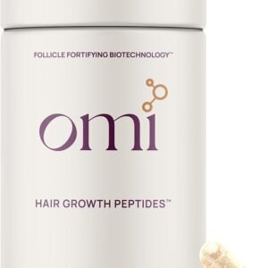 OMI Hair Nutrition, Women’s Hair Growth Supplement, Clinically Proven to Grow Hair, Reduce Hair Loss, Doctor-Formulated for Stronger, Thicker Hair with Keratin, Biotin
