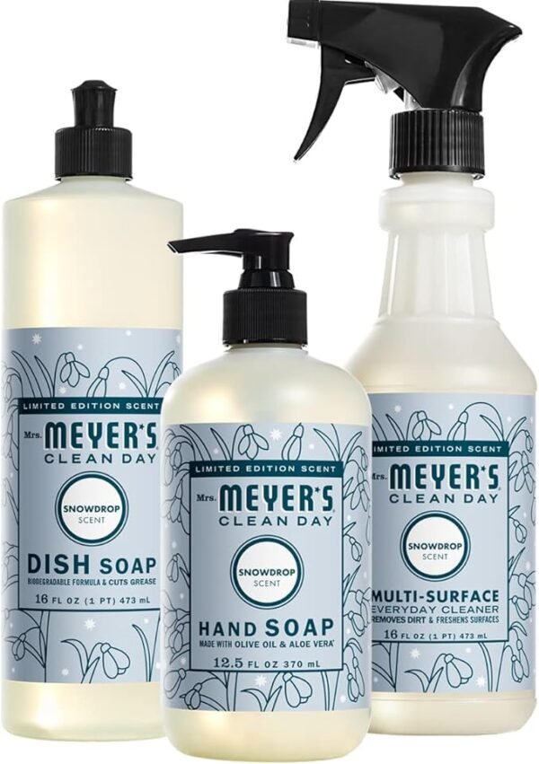 Mrs. Meyer's Kitchen Set, Dish Soap, Hand Soap