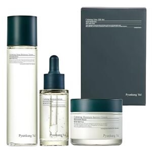 Pyunkang Yul Calming Line Gift Box Set-Korean Facial Skin Care Essential for Daily Moisturizing with Toner