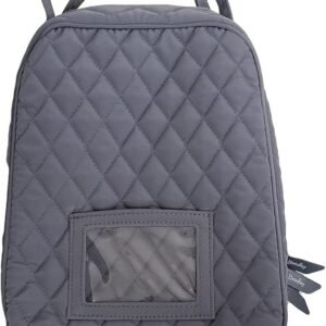 Vera Bradley Lunch Bunch (Carbon Gray), Dimensions: 7.5/'' w x 9.0/'' h x 4.25/''