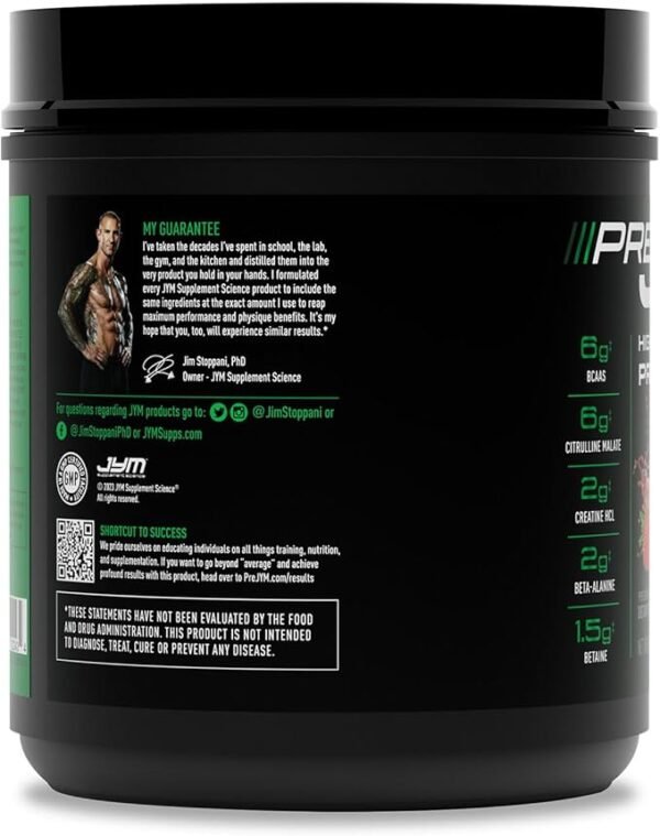 PRE JYM 30 Servings - Strawberry Kiwi - Image 2