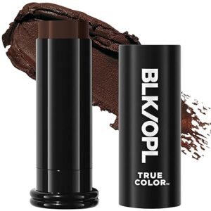 BLK/OPL Skin Perfecting Foundation Stick, SPF 15 Buildable & Blendable Face Foundation Makeup with Matte Finish - Full Coverage, Color Correcting & Sculpting - Hypoallergenic (Hazelnut)