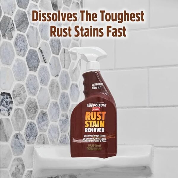 Rust-Oleum Whink 349944 Foaming Rust Stain Remover Spray, 24 oz - Image 2