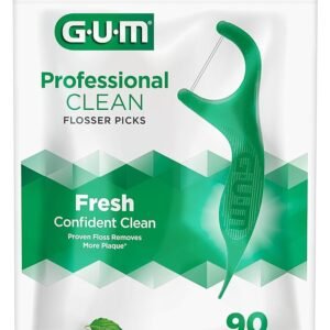GUM Professional Clean Floss Picks - Extra Strong Shred-Resistant Floss