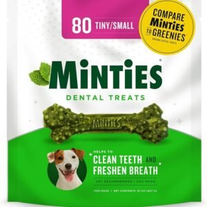 Minties Dental Chews for Dogs, 80 Coun