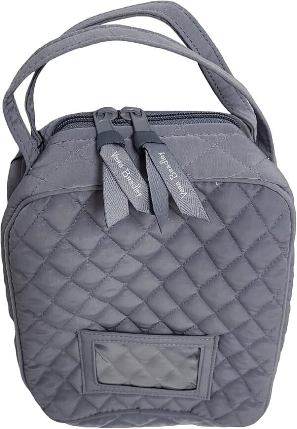 Vera Bradley Lunch Bunch (Carbon Gray), Dimensions: 7.5/'' w x 9.0/'' h x 4.25/'' - Image 2