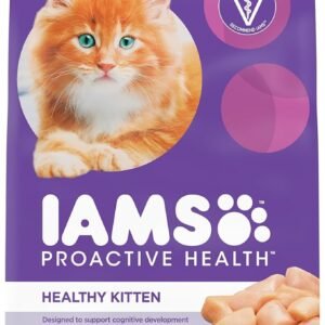 IAMS PROACTIVE HEALTH Healthy Kitten Dry Cat Food with Chicken, 7 lb. Bag