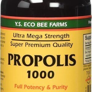 Propolis-Raw Unprocessed 1000mg Y.S. Organic Bee Farms 90 Caps, Pack of 2