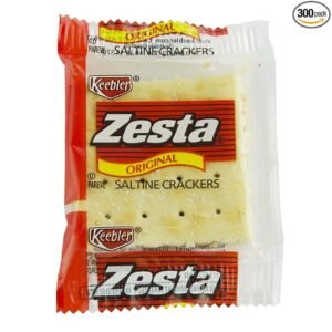 Keebler, Zesta, Saltine Crackers, Original, Single Serve, 0.20 Oz(Pack of 300)