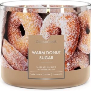 Warm Donut Sugar Large 3-Wick Candle