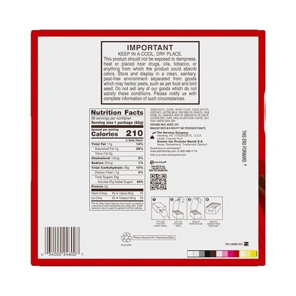 KIT KAT Milk Chocolate Wafer Candy Bars, 1.5 oz (36 Count) - Image 3